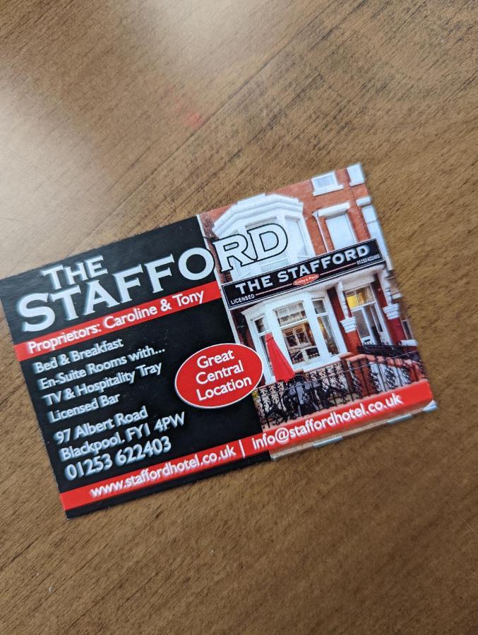 The Stafford Bed & Breakfast Блекпул Екстериор снимка